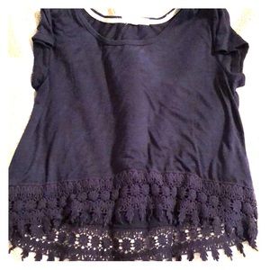 Dark navy short sleeve